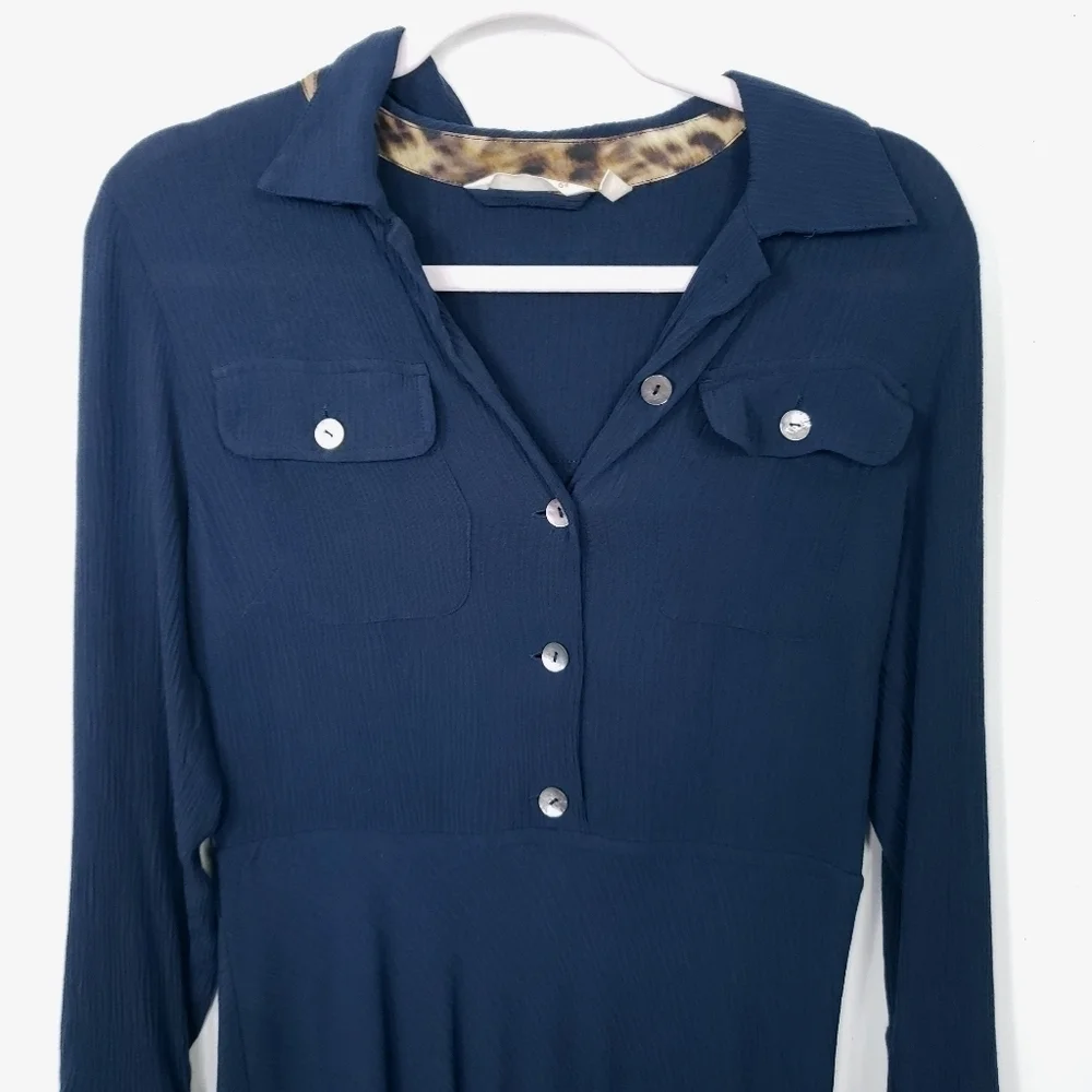 Soft Surroundings savanna maxi button shirt dress size pxs - Picture 6 of 6